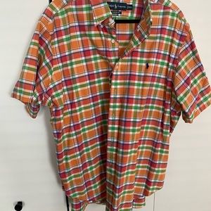 Men’s Ralph Lauren Button Up and Short Sleeve | Size XXL (Classic Fit)